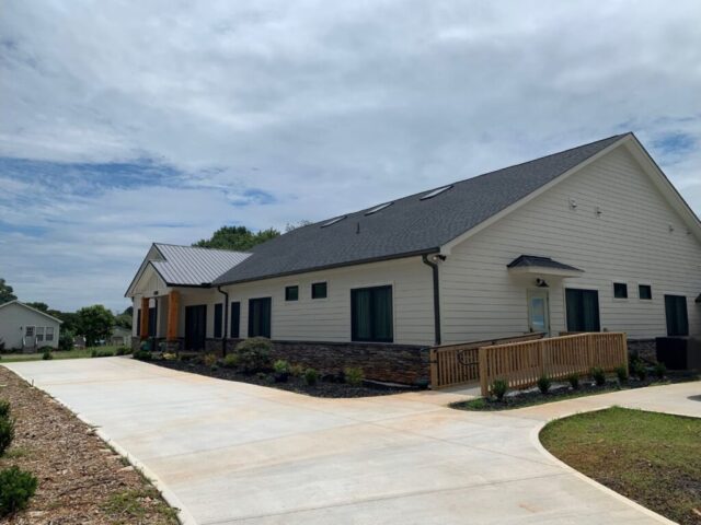 Driveway and Side Entrance